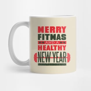 Merry Fitmas Quote Mug